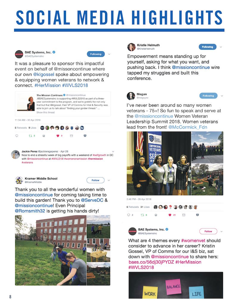 Women Veterans Leadership Summit 2018 Impact Report