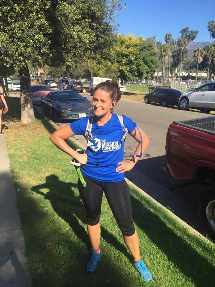 Caitlin Lyons during training.